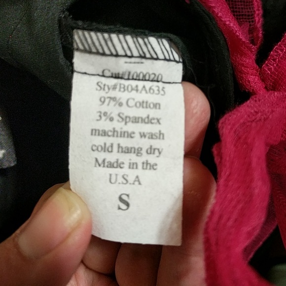 Cotton skirt with tulle trim - Picture 5 of 5